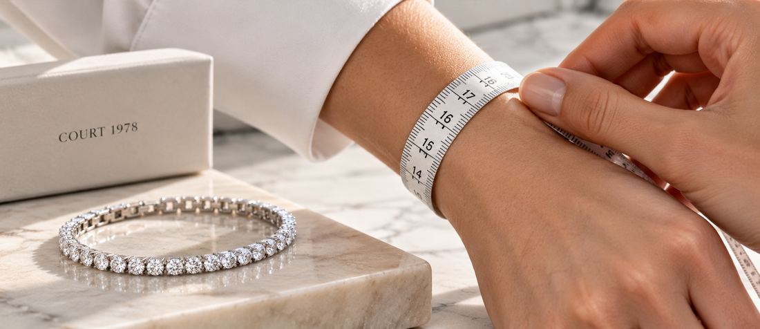 Comment choisir la taille de son bracelet tennis ?